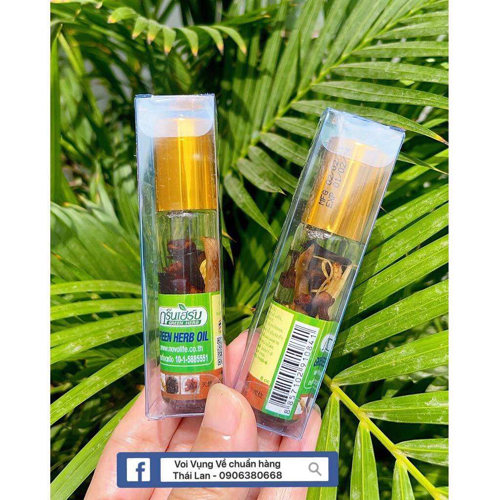 Dầu lăn nhân sâm Green Herb Oil Thailand