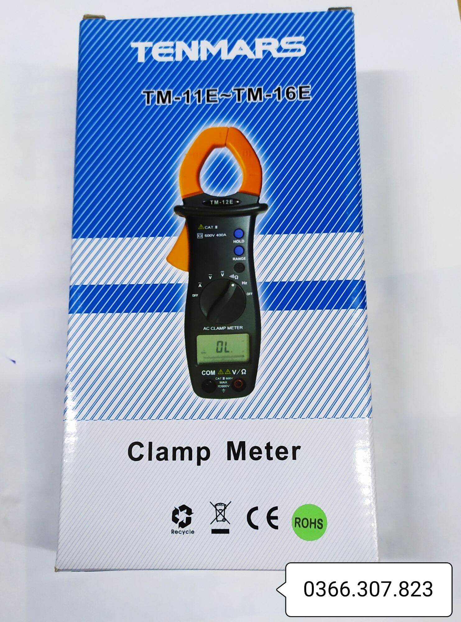 [HCM]Ampe kìm đo dòng AC/DC Tenmars TM-13E (400A)