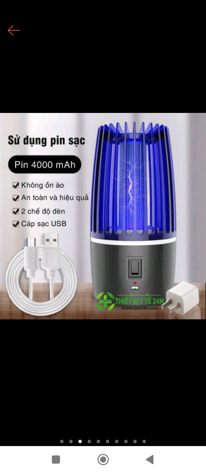 đèn bắt muỗi