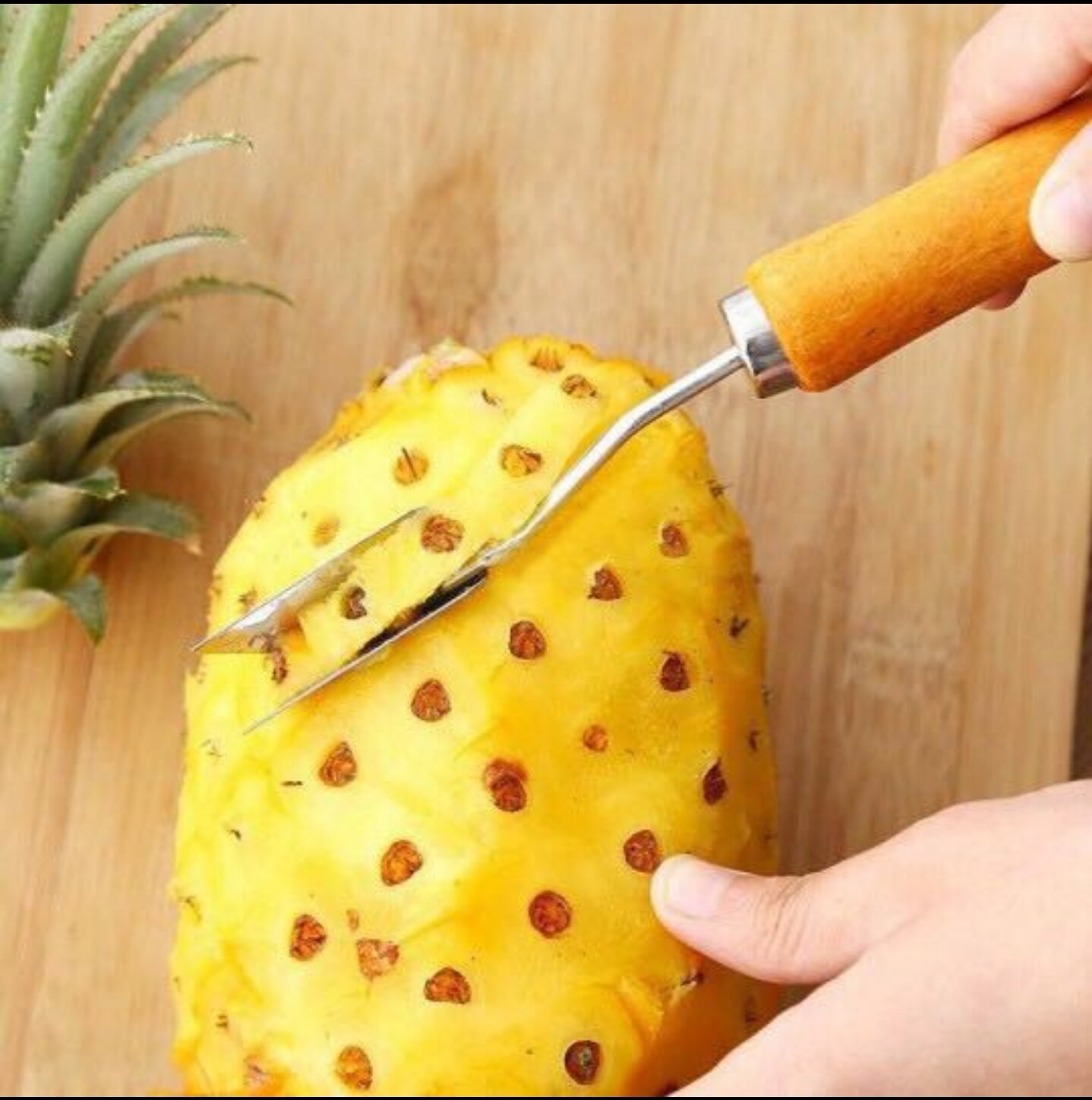 DỤNG CỤ GỌT MẮT DỨA SIÊU TỐC CHUÔI GỖ(CAM KẾT HÀNG LOẠI 1)