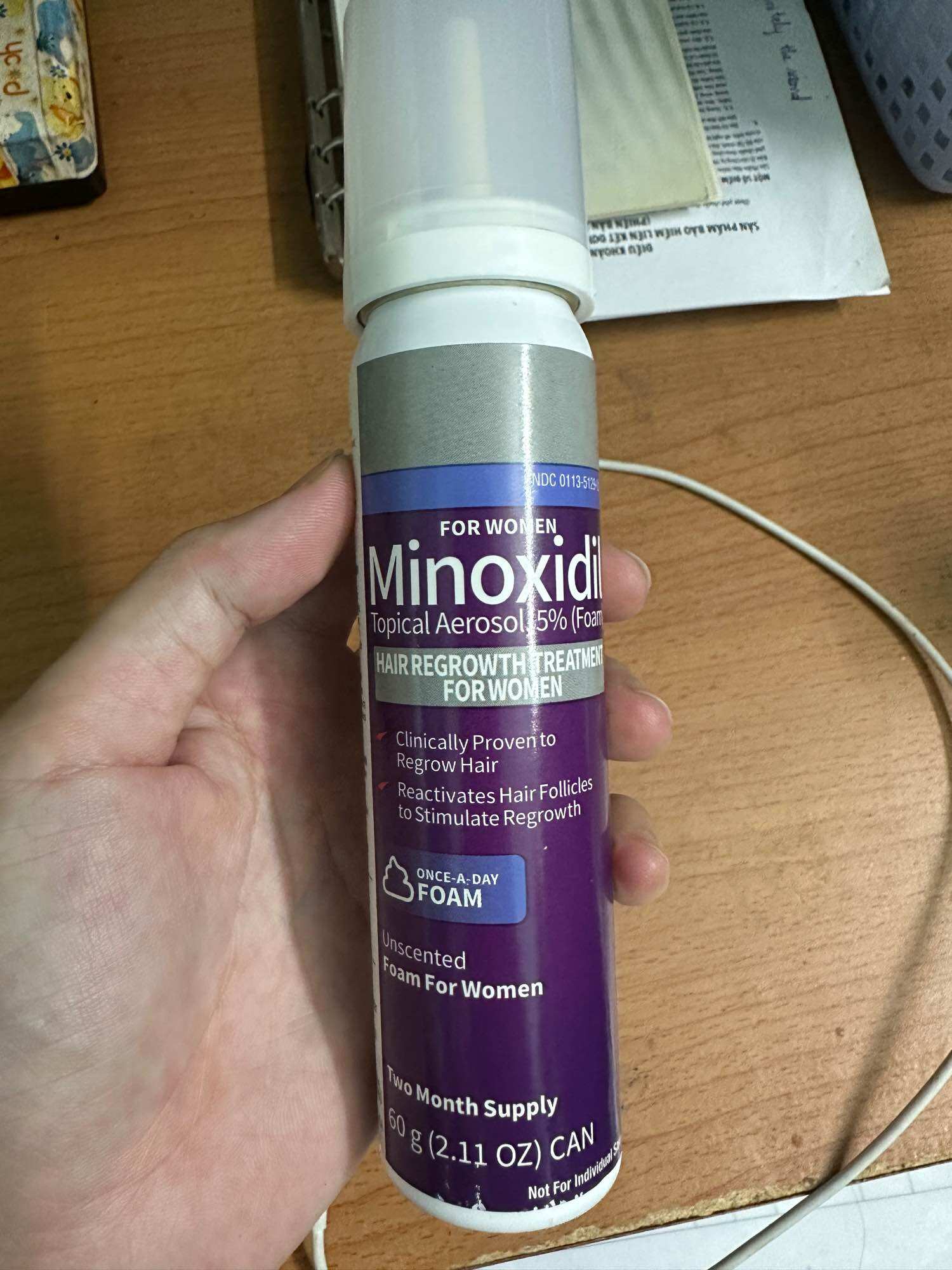 1 chai bọt xịt mo.c toc/ chuyên cho nữ Minoxidil