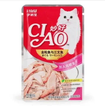Pate Ciao Cá Ngừ & Cá Hồi 85g