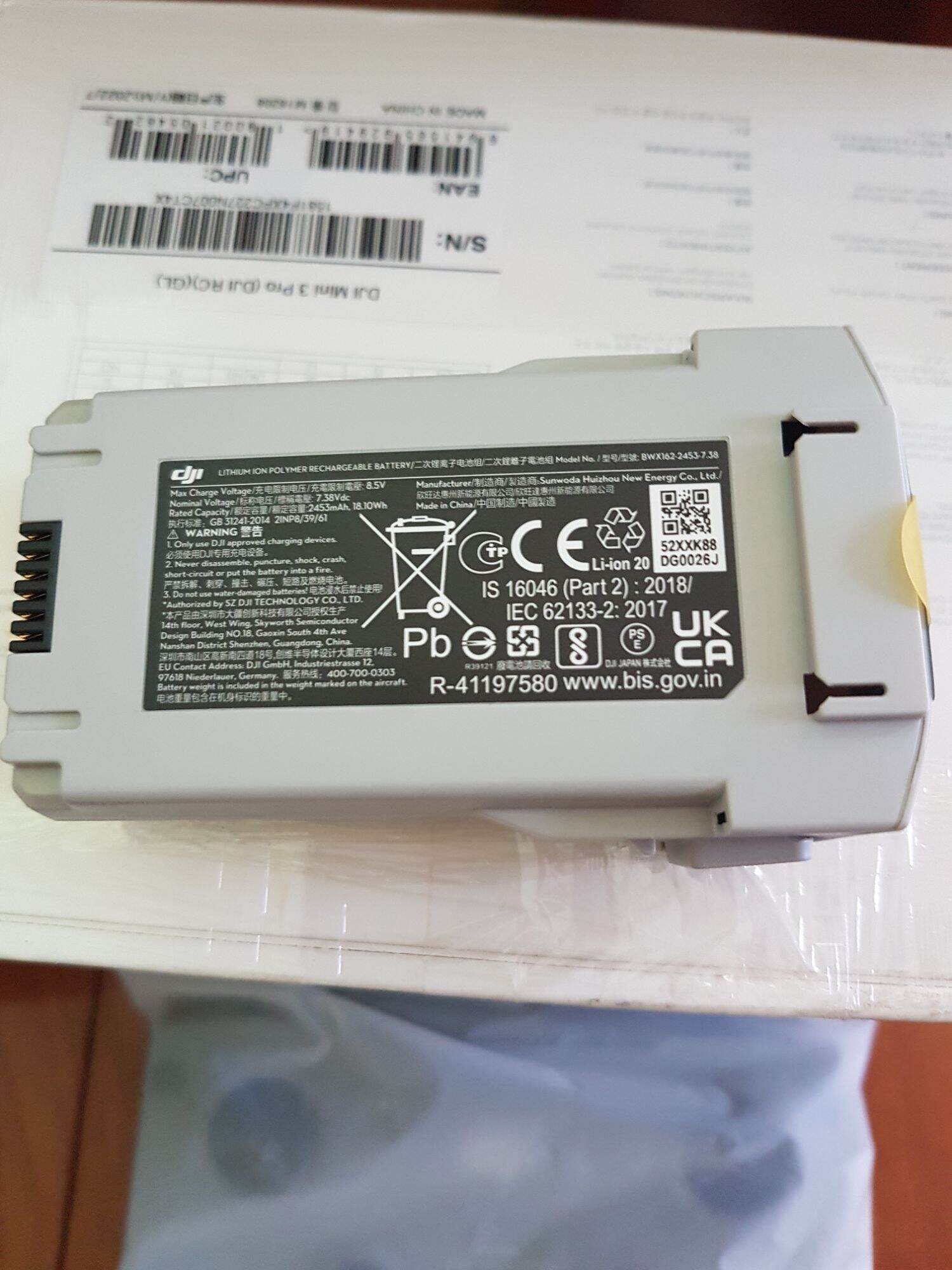 Pin Mini 3 pro và 4 pro