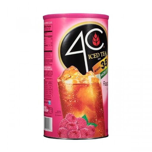 Bột pha Trà vị mâm xôi ICED TEA MIX RASPBERRY của Mỹ hộp 2340gr