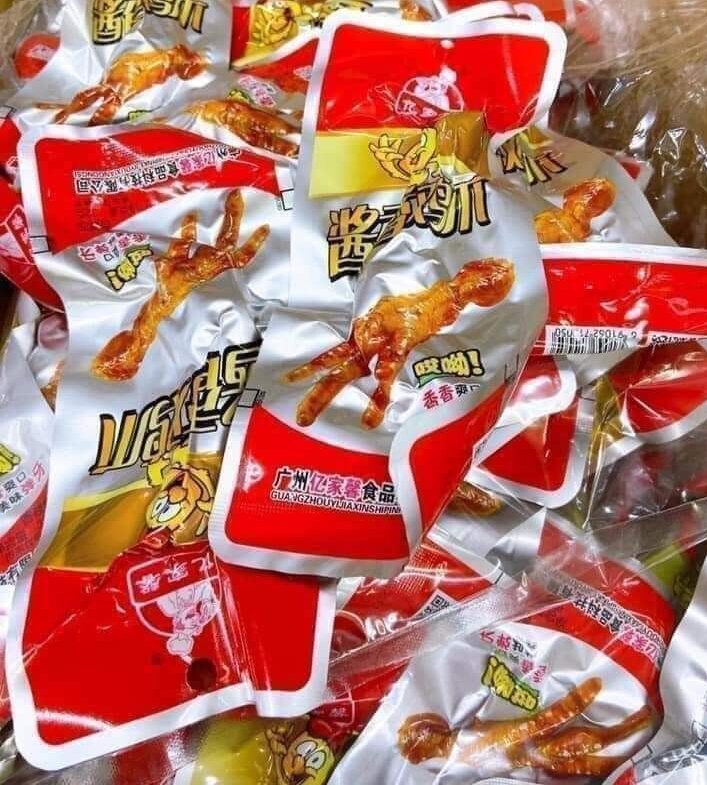 combo 30 chiếc CHÂN GÀ CAY TỨ XUYÊN (1.3kg ~ 1.4kg)