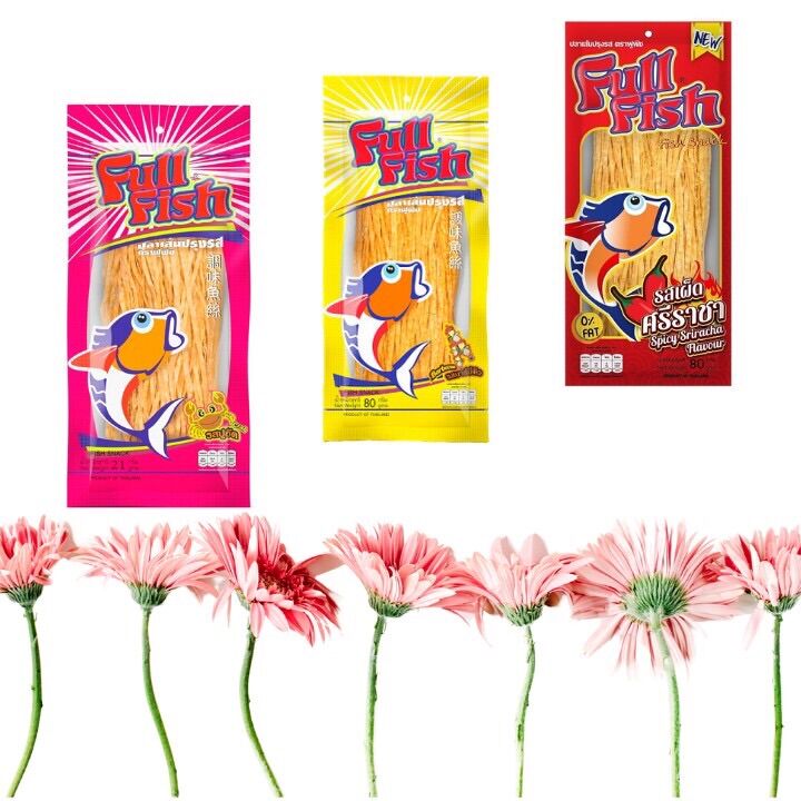 Cá khô sợi Full Fish 80g Thái Lan vị cay