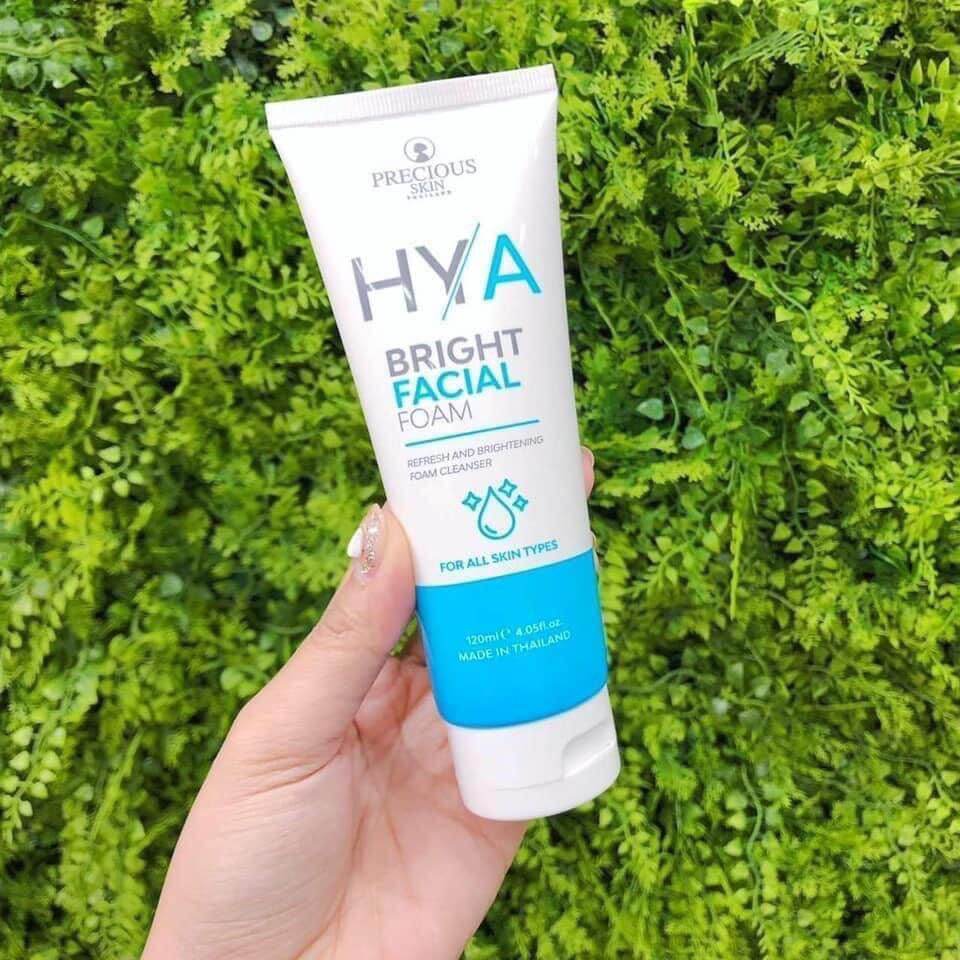 sửa rửa mặt trắng da giảm mụn hya thái lan 120ml