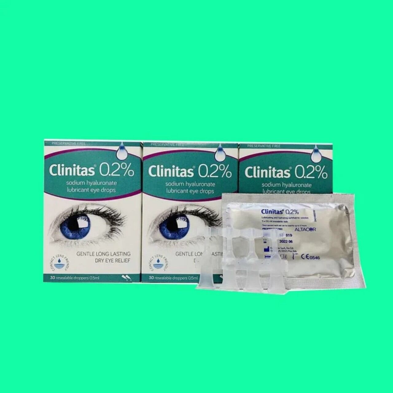 Dung dịch nhỏ mắt Clinitas 0.2%
