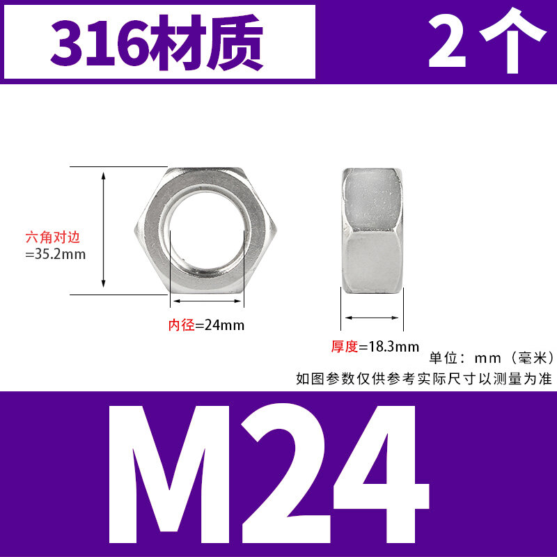 Mũ Ốc Lục Giác Inox 304, Mũ Ốc Vít 316, Mũ Ốc Vít 201, Tiêu Chuẩn Quốc Gia