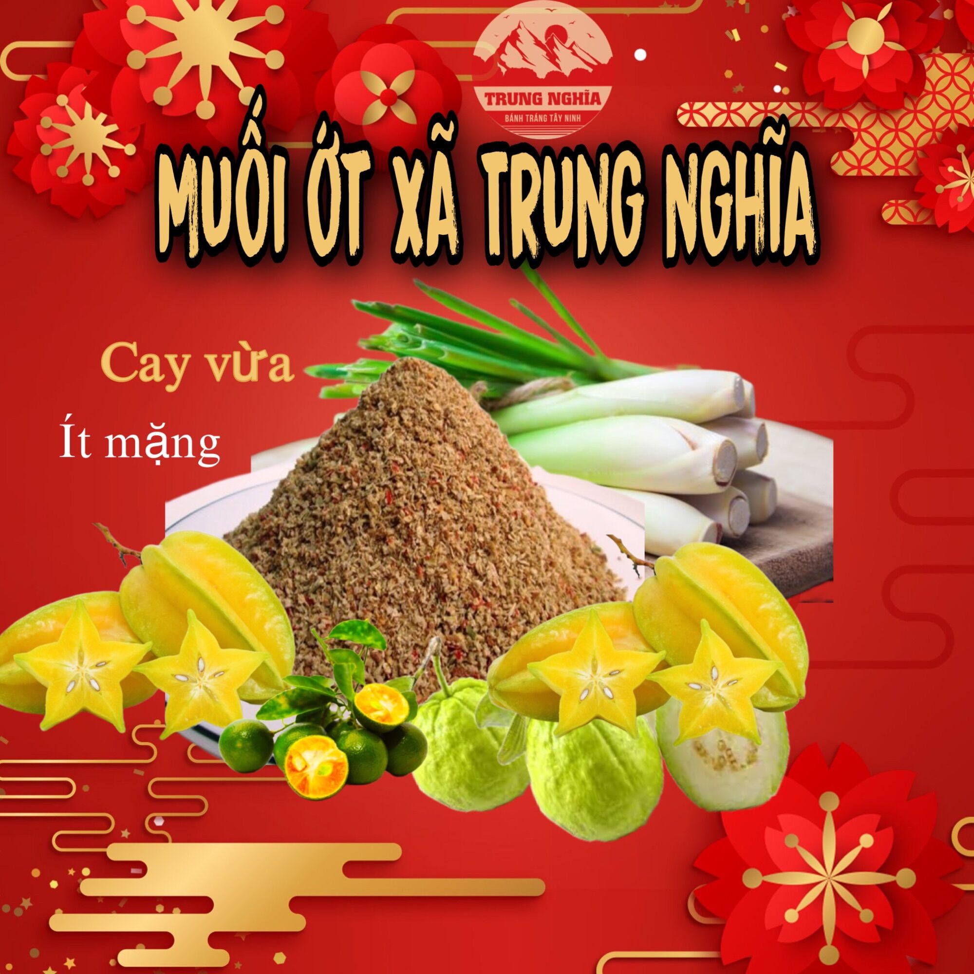 Muối ớt xả đặc biệt siêu ngon trung nghĩa