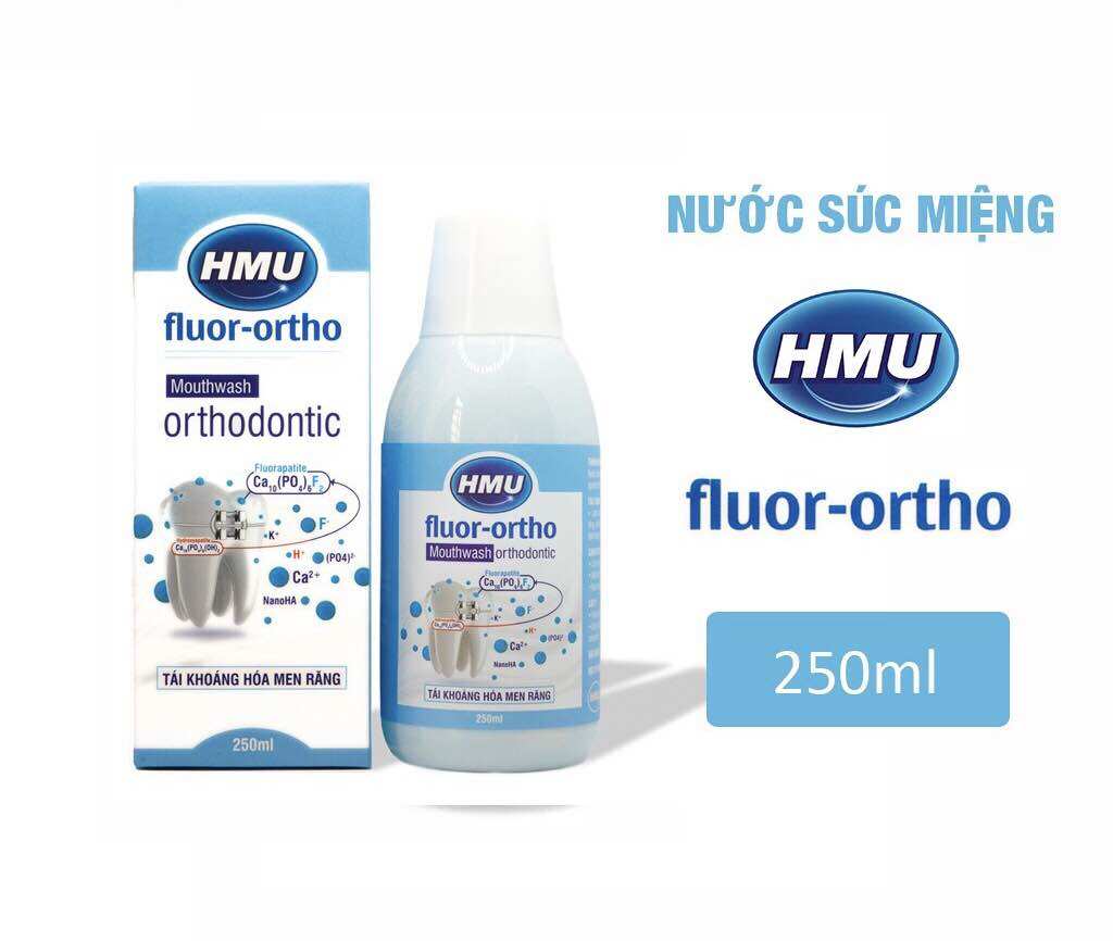 Nước súc miệng HMU cho người niềng răng, chỉnh nha.
