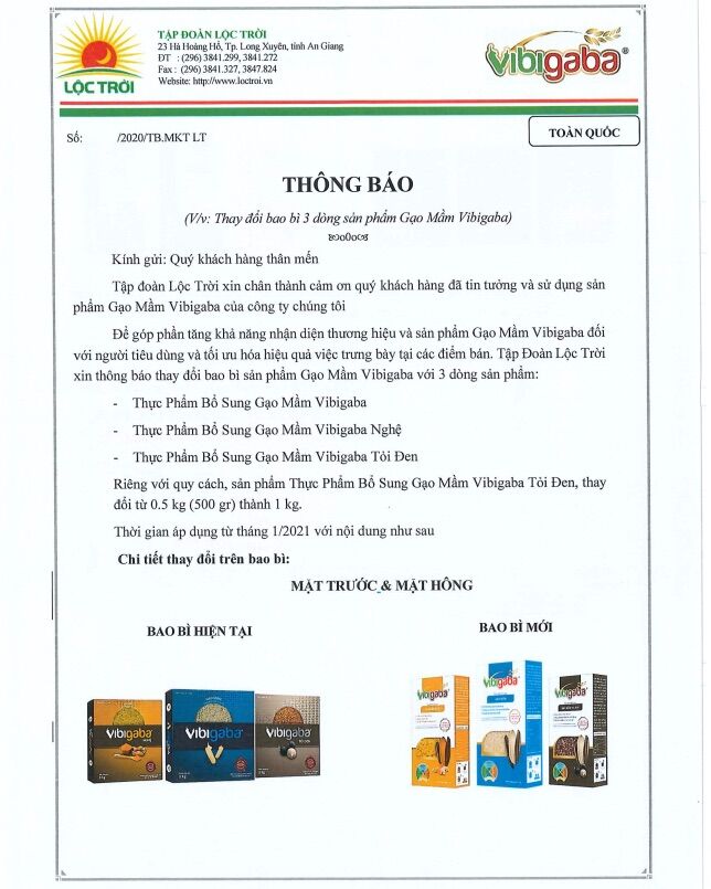 Gạo mầm vibigaba