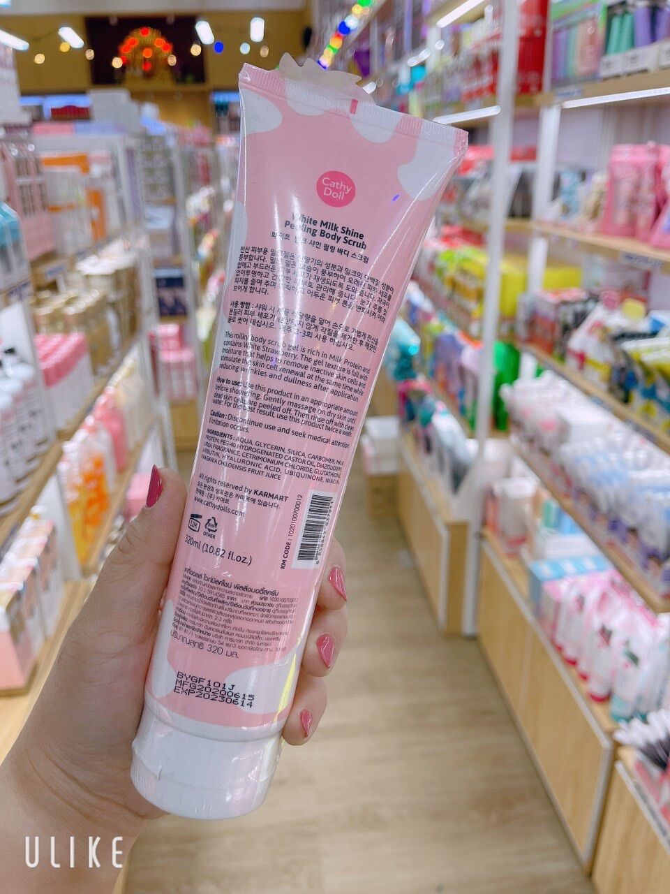 Tẩy tế bào chết cathy doll 320ml thái lan