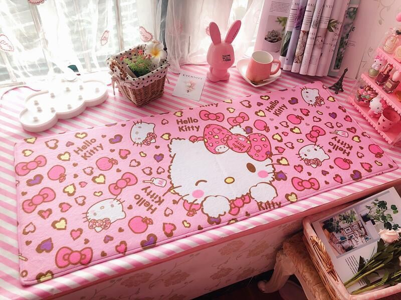 Thảm bông size 45*120cm HELLO KITTY