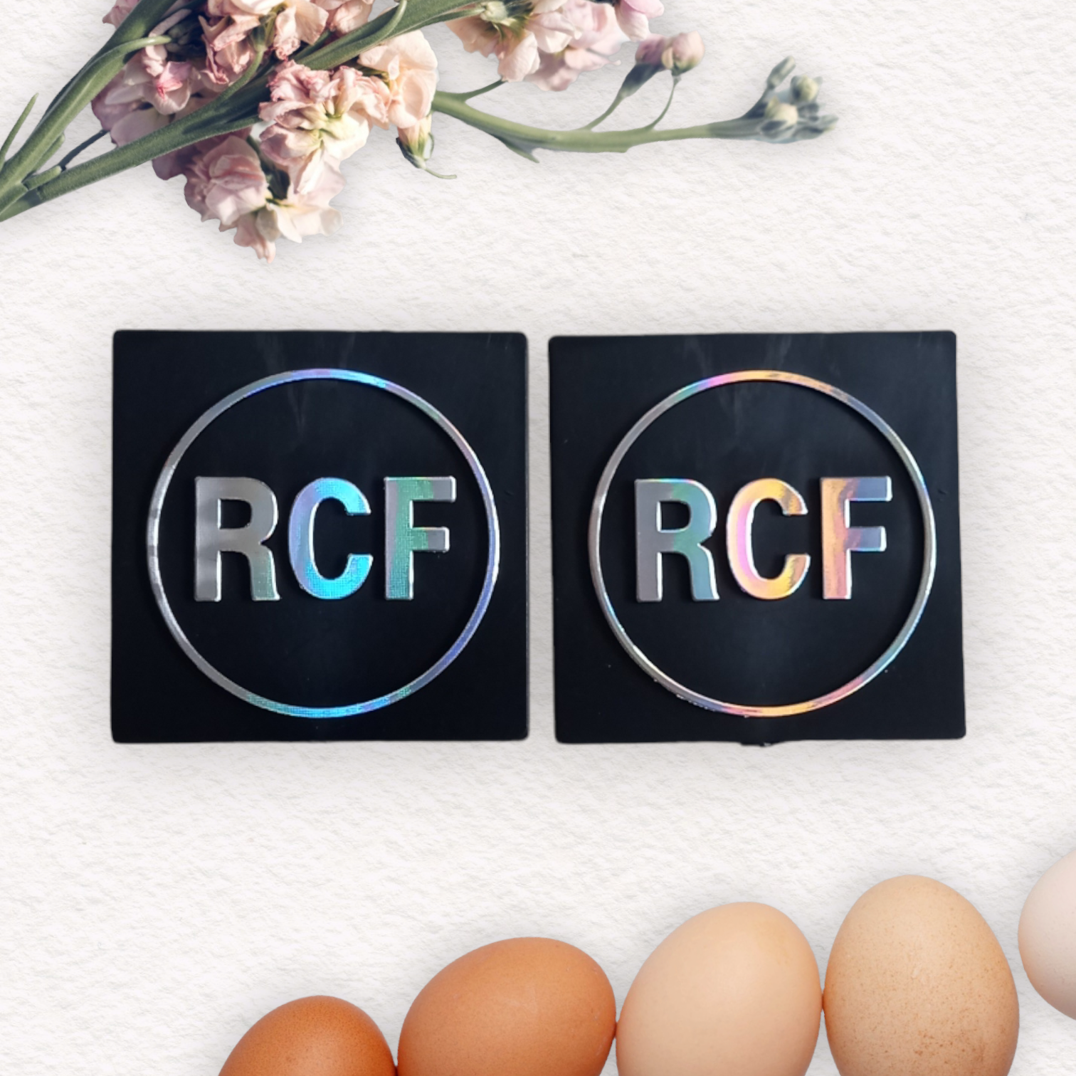 Tem dán thùng loa rcf