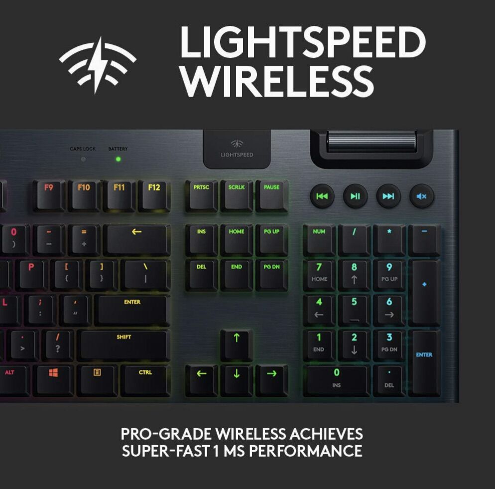 Logitech G915 Fullsize S/w Clicky (New/seal) - Bảo hành 12 tháng