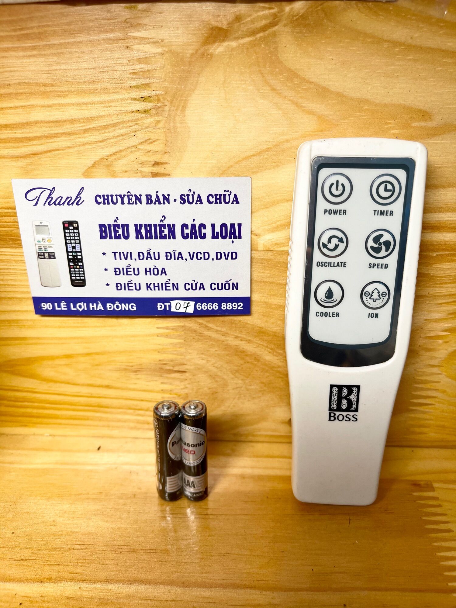 Điều khiển quạt boss
