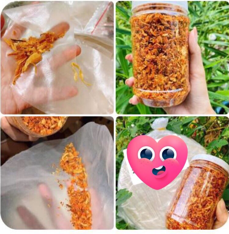 200gr Muối tôm hành phi ngon đặc sản Tây ninh (tặng bánh tráng)