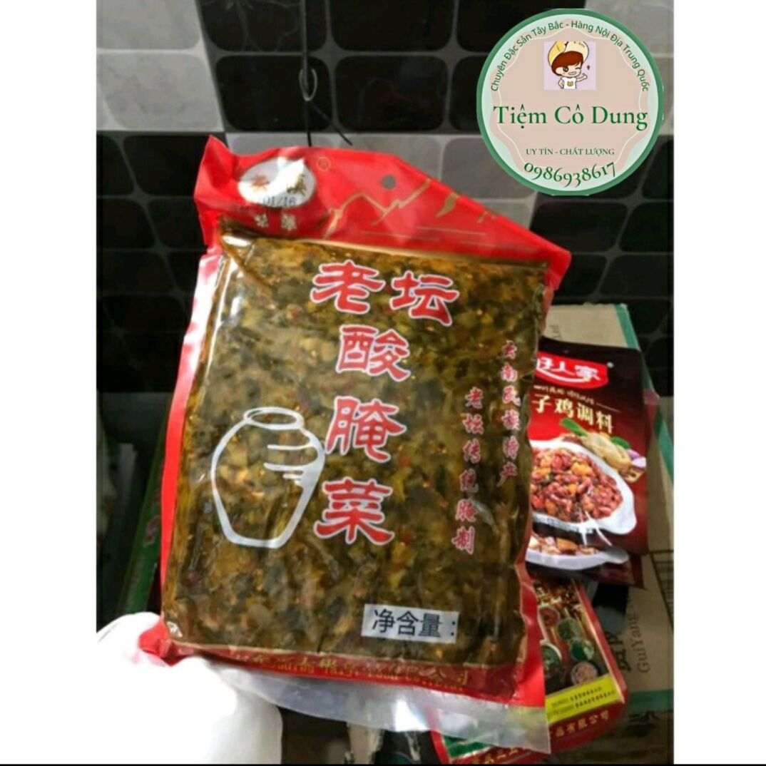 Dưa cải  muối chua cay gói 1kg