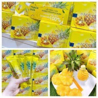 Combo 3 hộp thạch dứa matxi corp