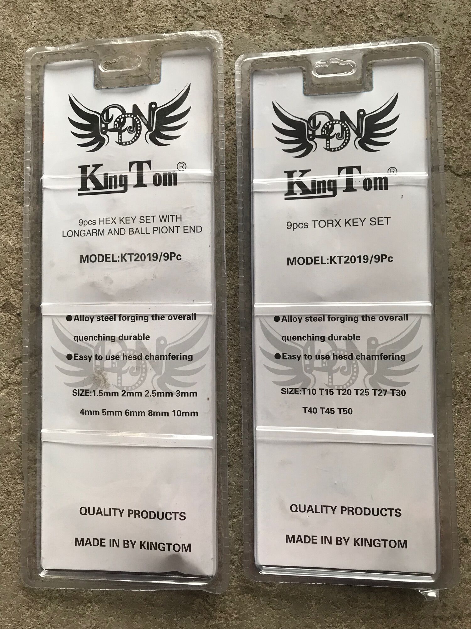 Bộ lục giác bi, bông KingTom