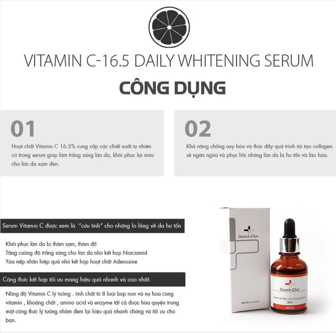 [HCM]Serum Vitamin C 16.5% Goodndoc