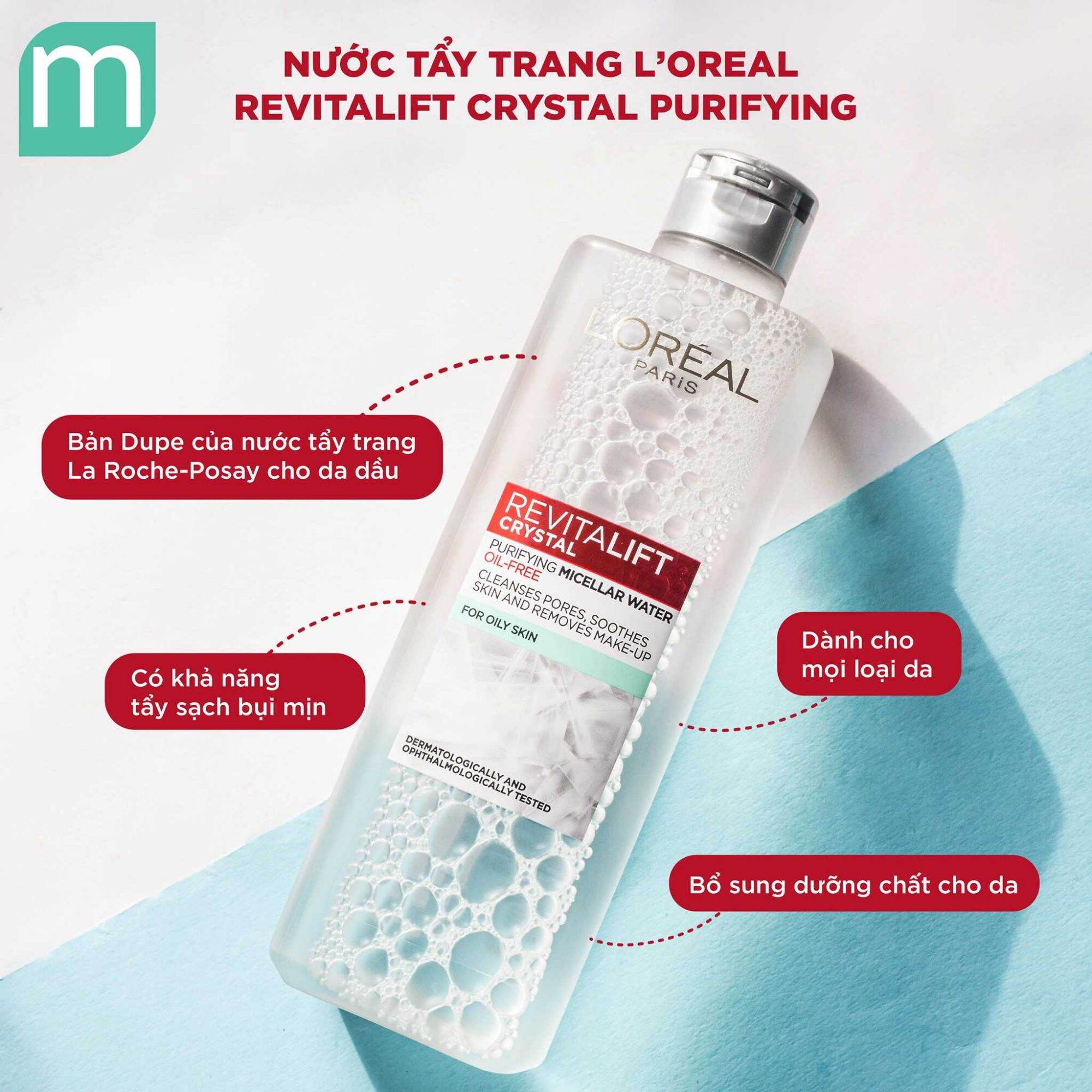 [HCM]Nước tẩy trang Loreal dành cho da dầu 400ml