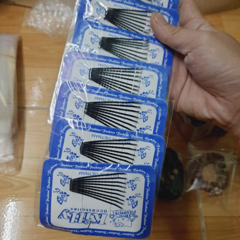 Sỉ 10 vỉ kẹp tăm nhí 4cm (1 vỉ/5 vỉ/ 10 vỉ)
