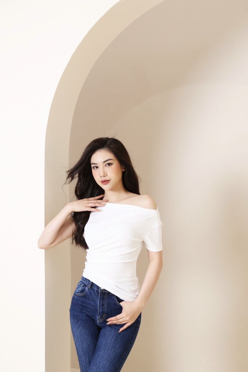 Áo Lệch Vai Quý Cô CT JEAN