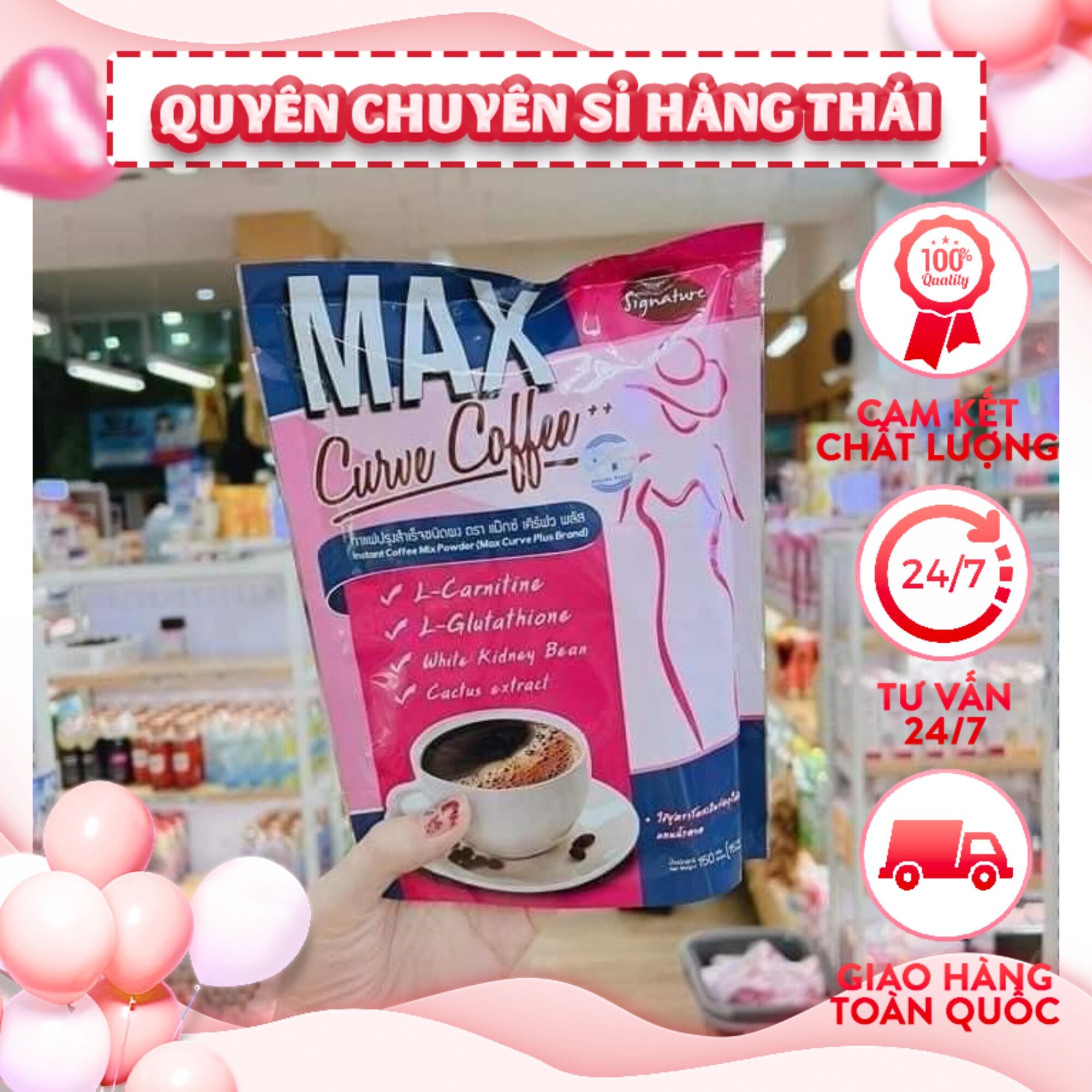 Cafe giảm cân max curve thái lan