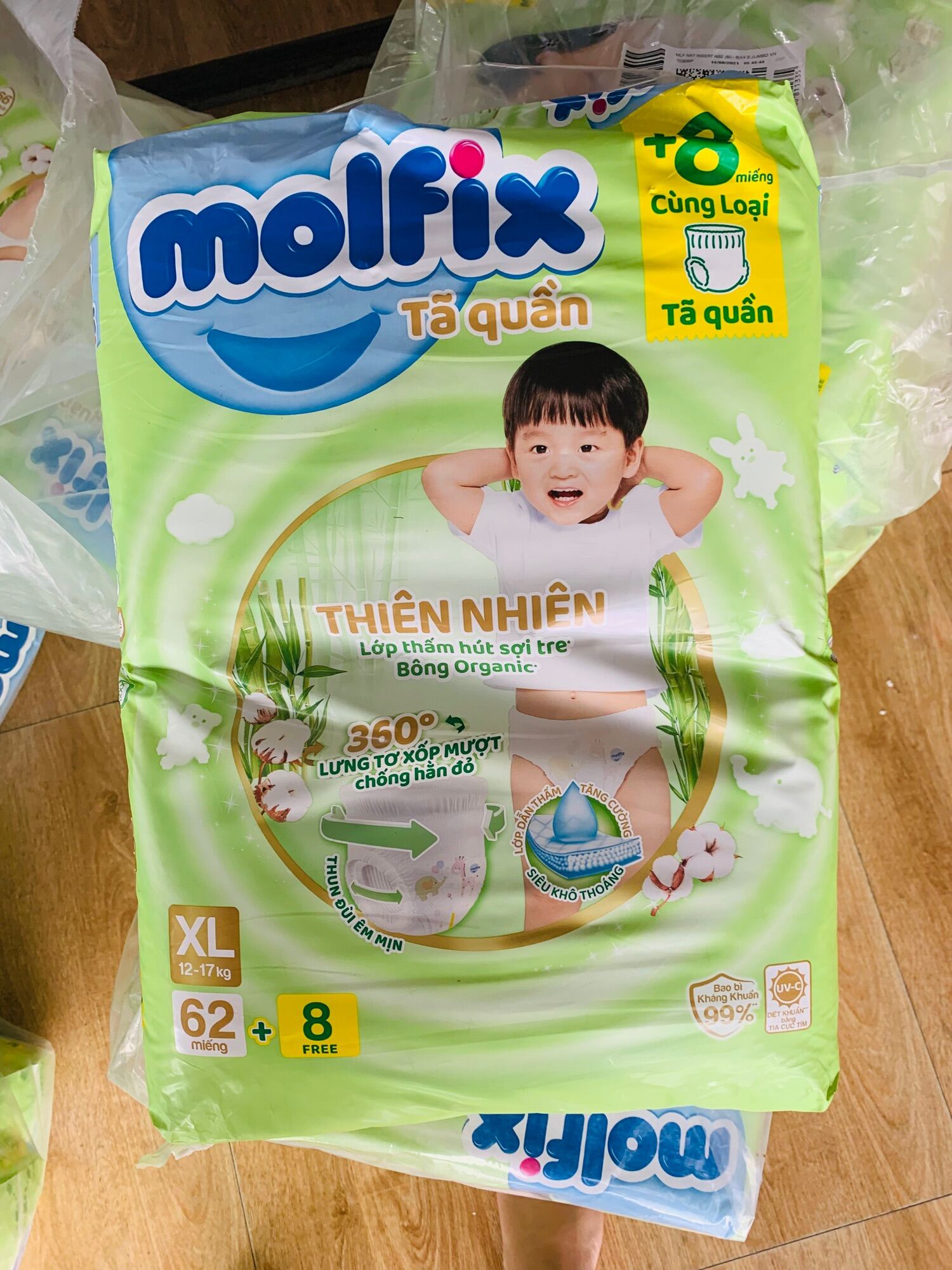 Bỉm MOLFIX ULTRA đủ size nb1/s88/m84/L76/xl70/xxl64