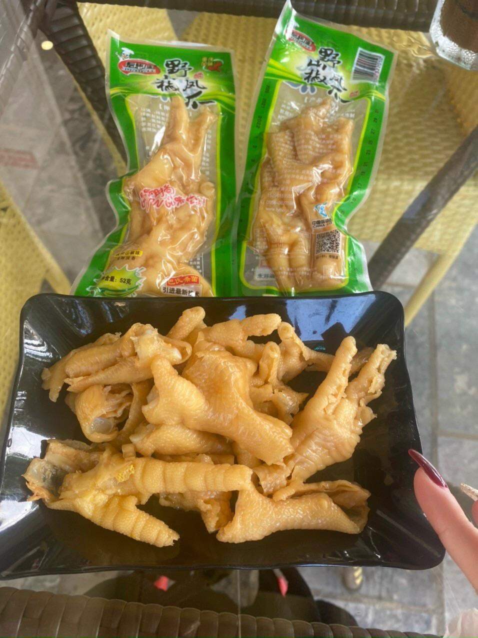 Chân Gà Cay Tứ Xuyên - Chân Gà Yuyu Ớt Cay - Chân Gà Xì Dầu/Rút Xương Trung Quốc - Thơm Ngon Giòn Tan