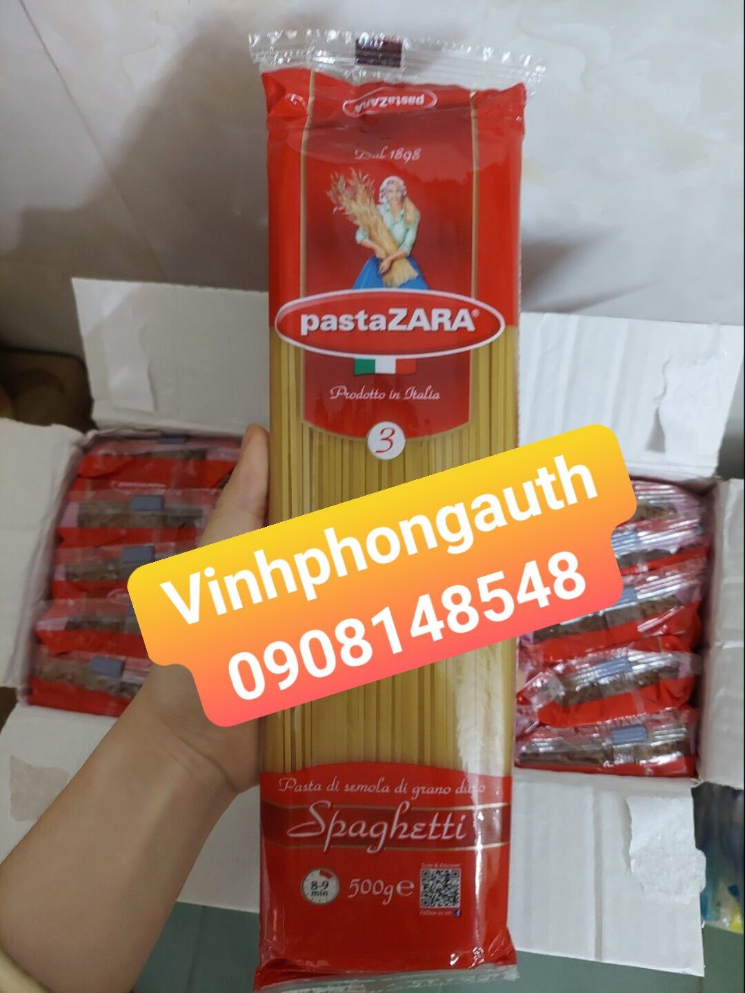 Mỳ ý spaghetti Pasta Zara 500gr