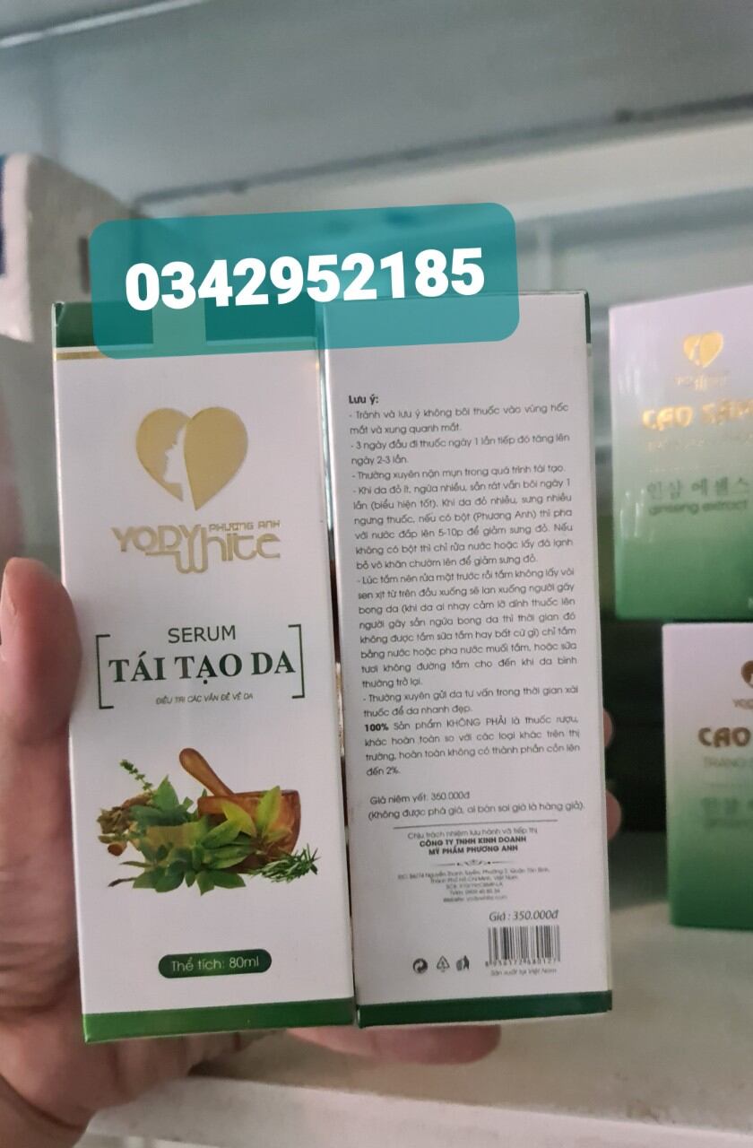 SERUM THẢO DƯỢC TÁI TẠO DA YODY (miễn ship )