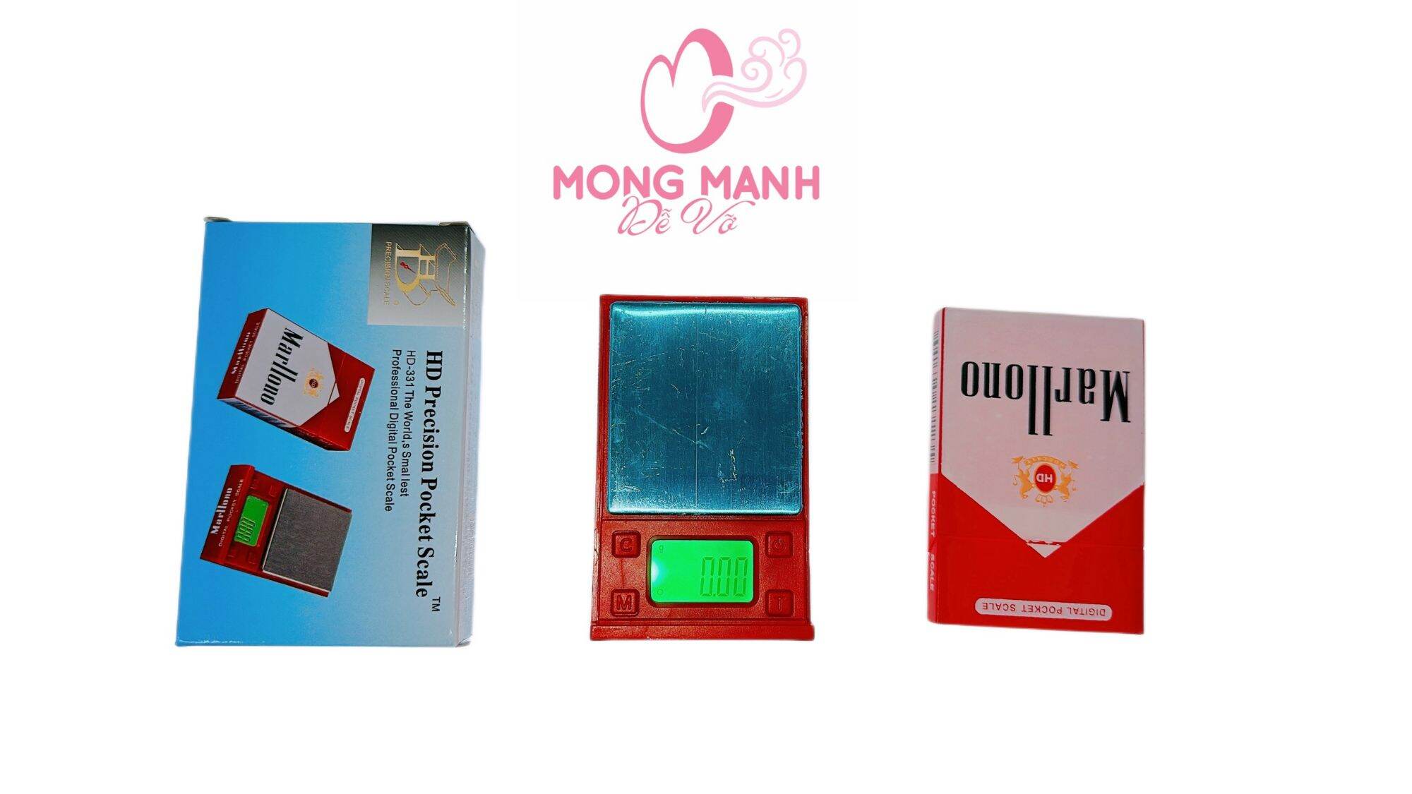 Cân Tiểu Ly Điện Tử Mini 600g 0.01 Nhỏ Gọn Kiểu Dáng Marllono Nắp Trượt Độ Chính Xác Cao