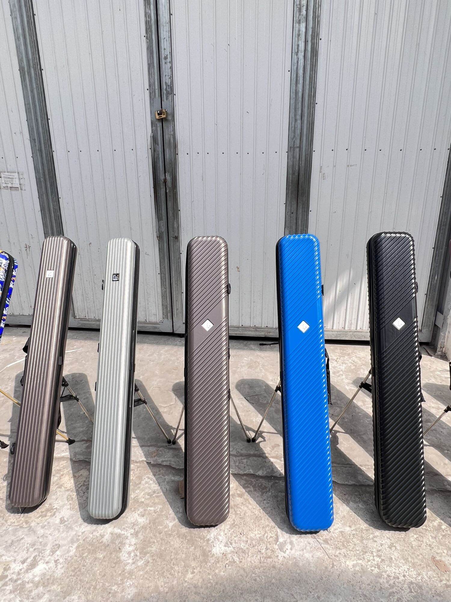 Bao đựng cần câu cá abs cứng dài 1m25 có chân chống
