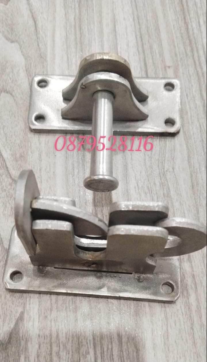 Chốt cửa tự đóng gài inox 304