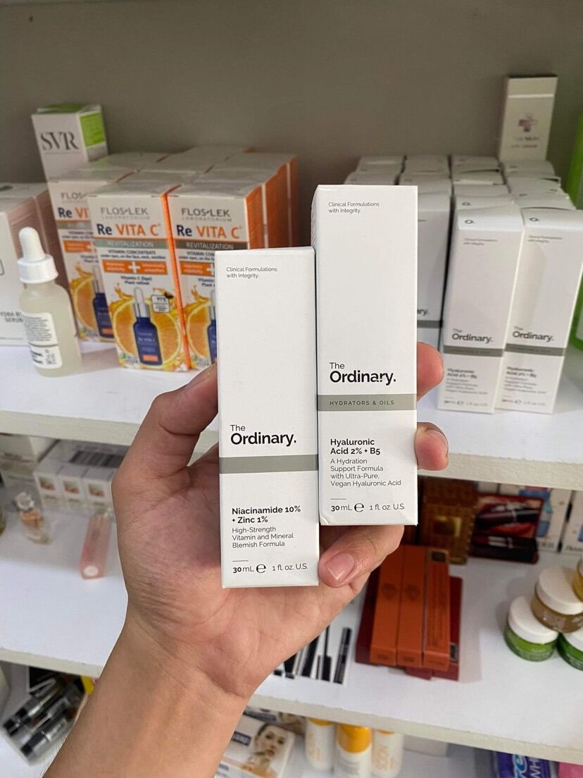 Tinh chất giảm mụn + thâm mụn The Ordinary Niacinamide 10% + Zinc 1% serum 30ml