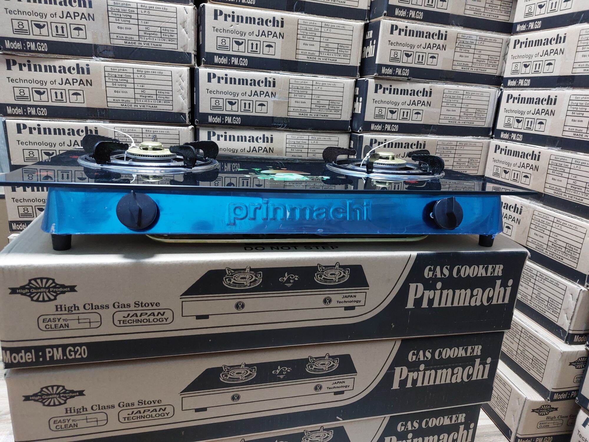 Bếp gas mặt kiếng cao cấp Prinmachi