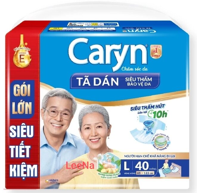 Tã dán caryn m40, ml40, xl20