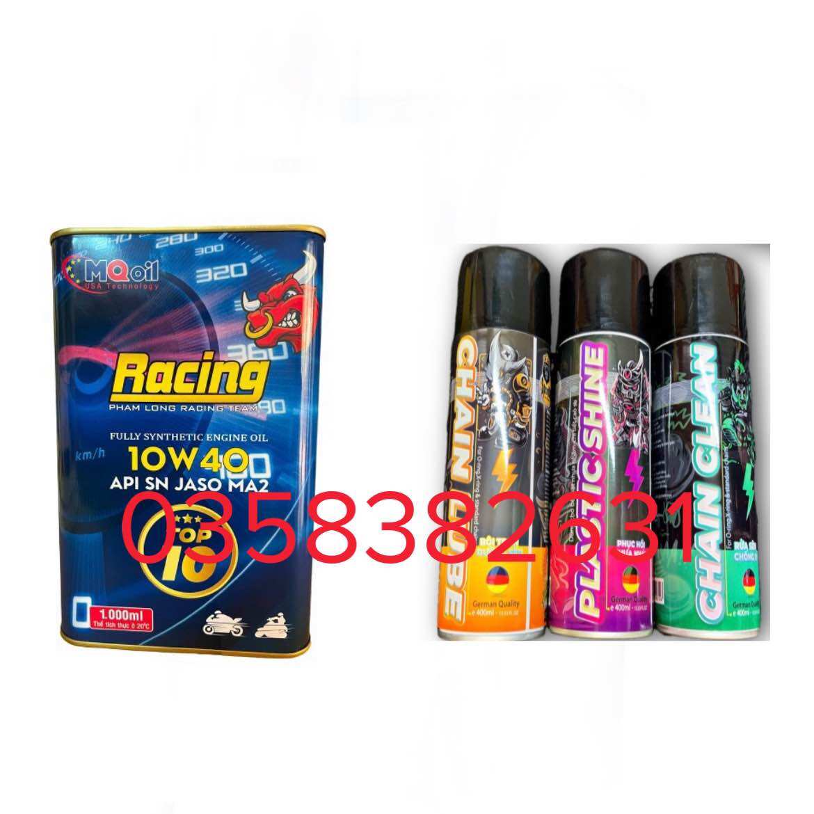 (Freeship) Nhớt phạm long và 3 chai sprayking chính hãng