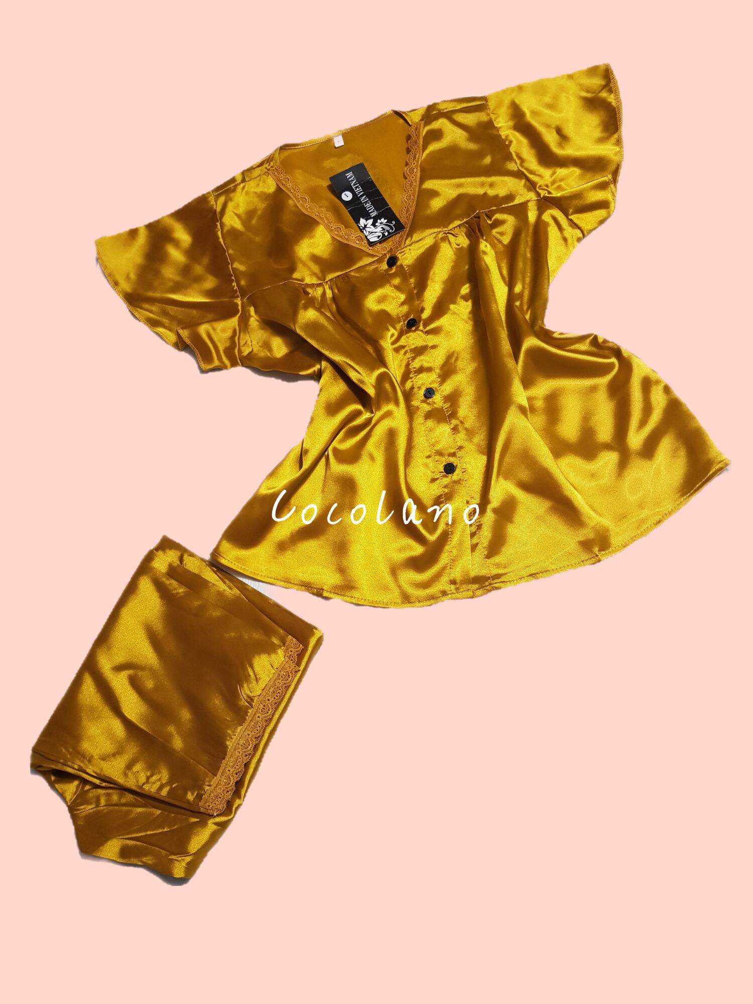 Bộ phi bóng dài 🌸 freesize 🌸 phối ren cổ