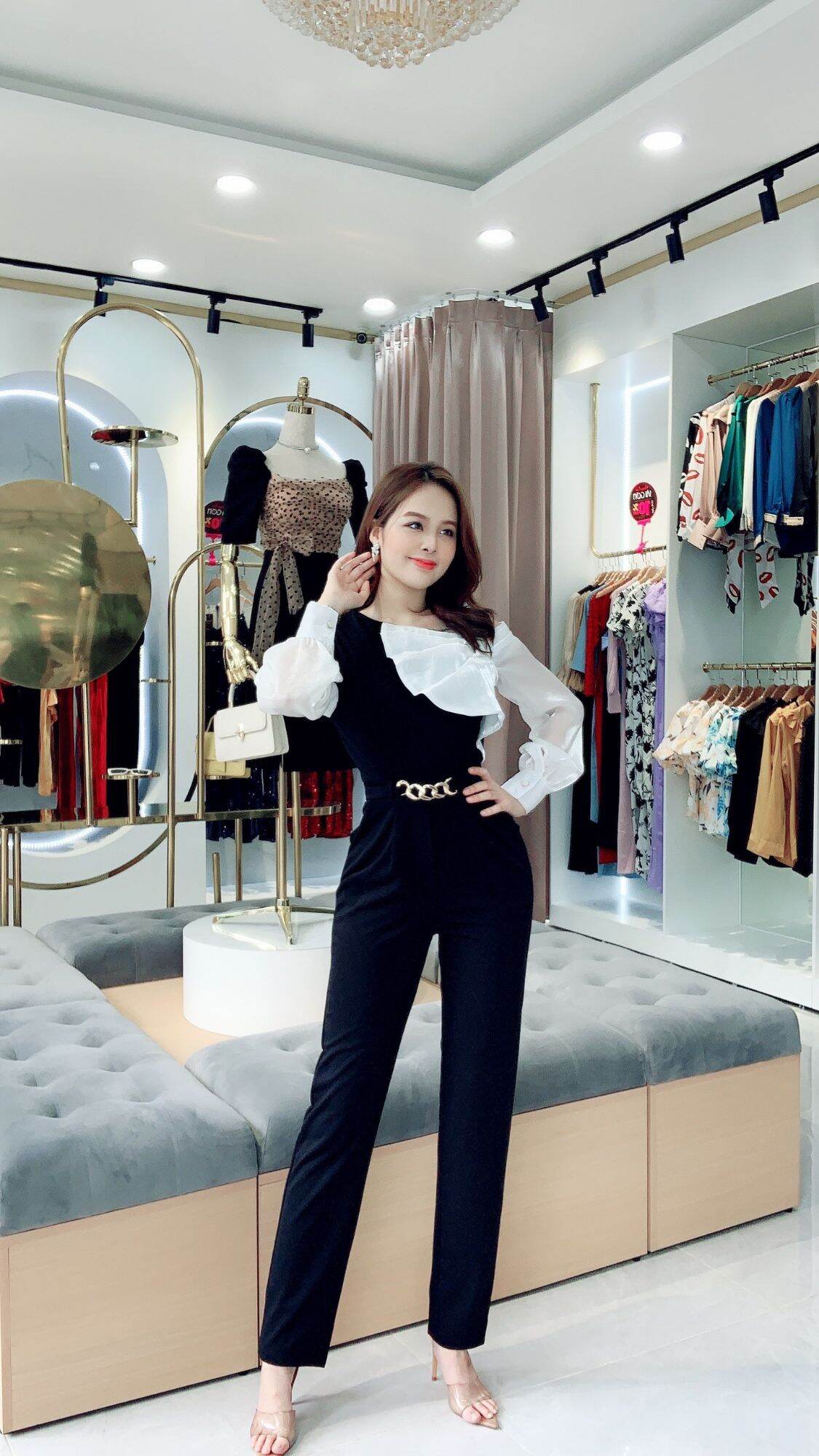 Jumpsuit thiết kế tiểu thư cao cấp