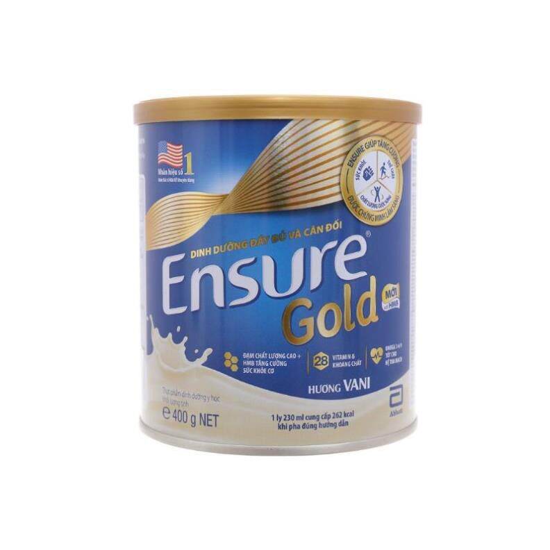 0Sữa bột Ensure gold hương vani hộp 400g