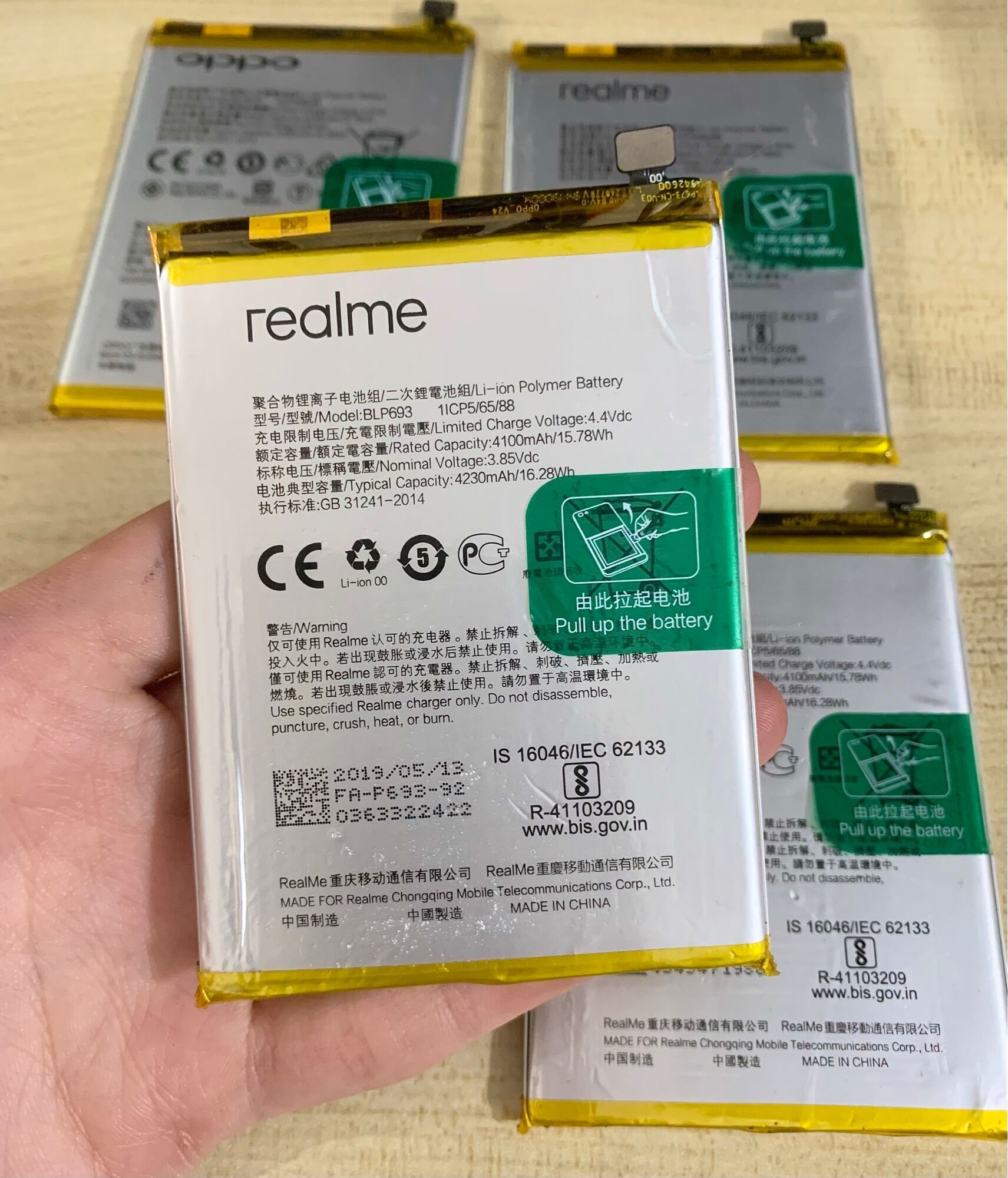 Pin Realme 3 ( BLP : 693 ) Zin Hàng Cao Cấp.