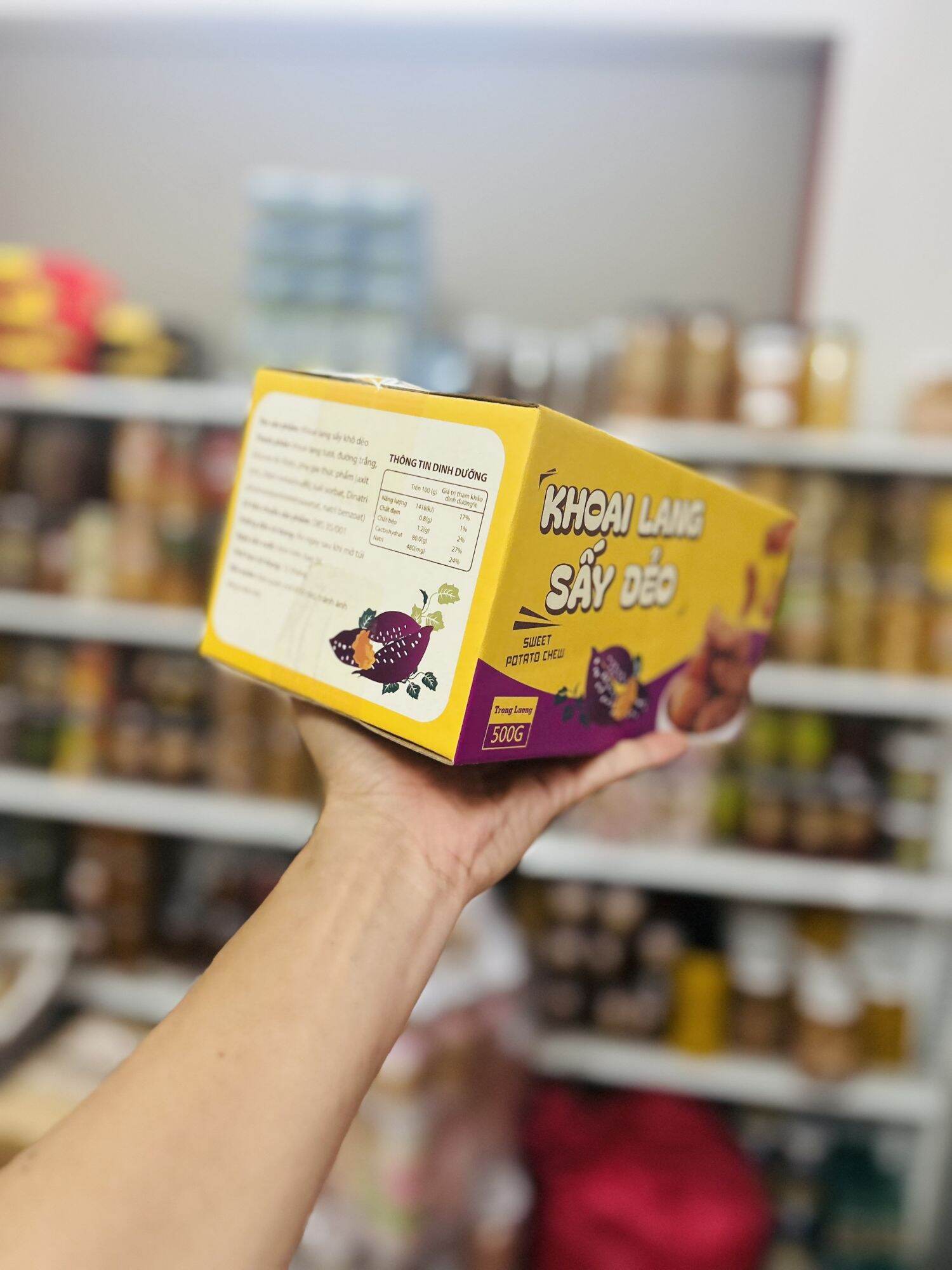 Khoai Lang Mật Sấy Dẻo Túi zip 1kg
