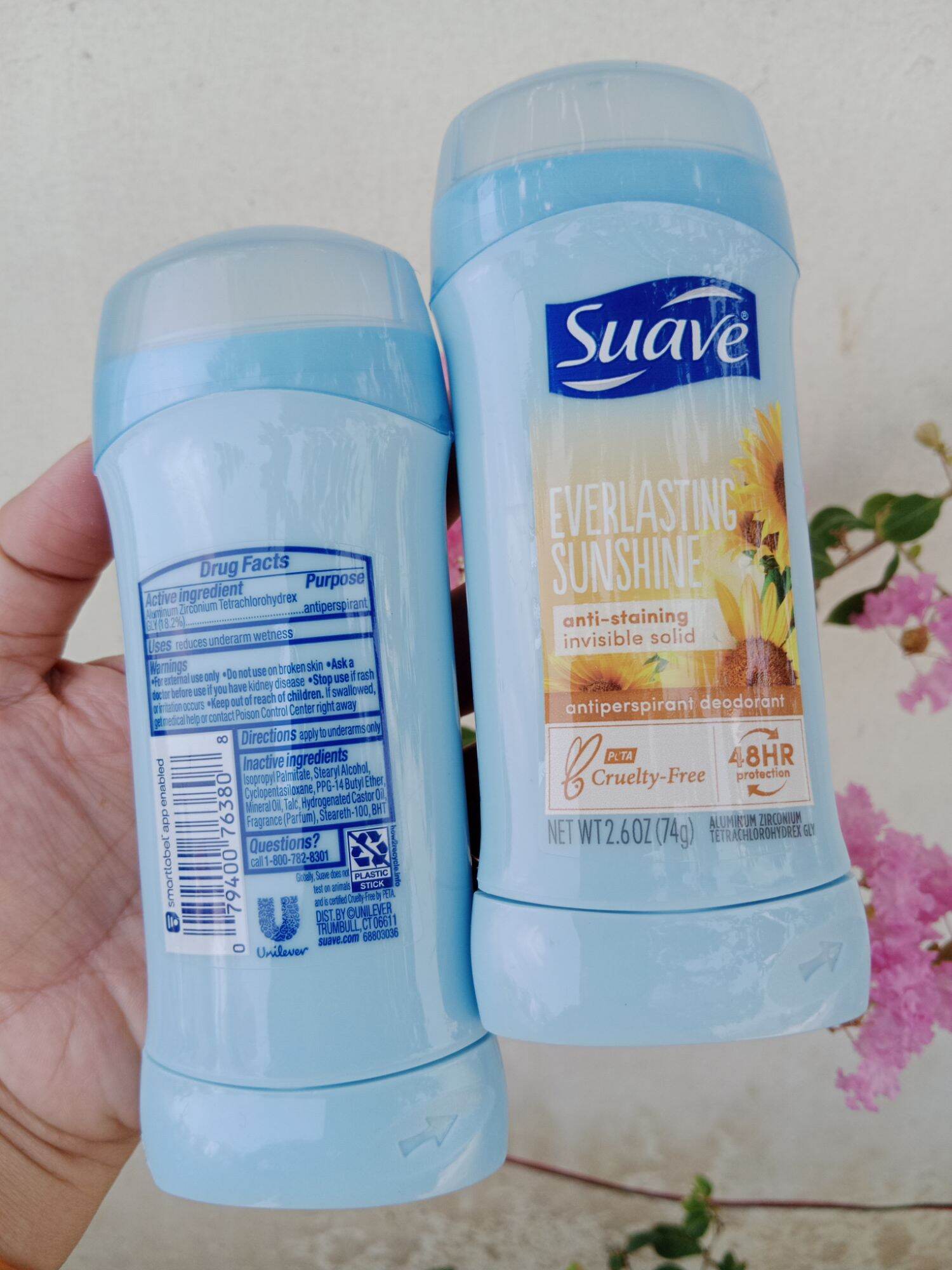 Lăn Sáp Khử Mùi Suave nhập khẩu Mỹ 74g