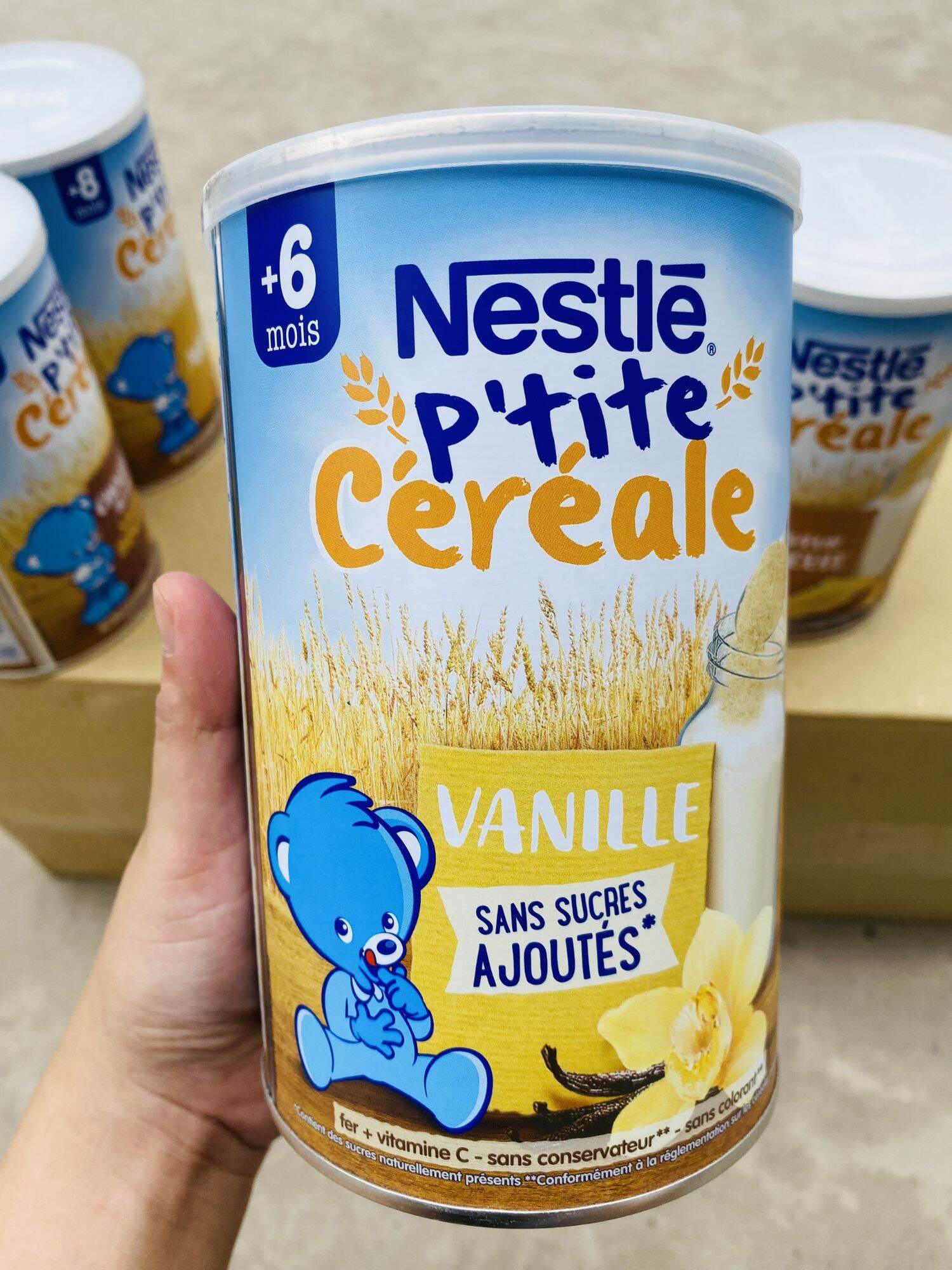Bột ngũ cốc lắc sữa Nestle cho bé từ 6m