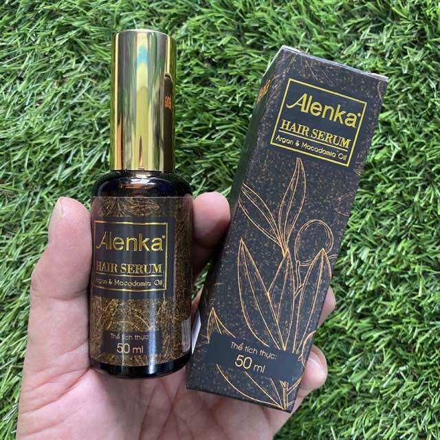 TINH DẦU SERUM DƯỠNG TÓC VÀ GIỮ NẾP TÓC ALENKA 50ml