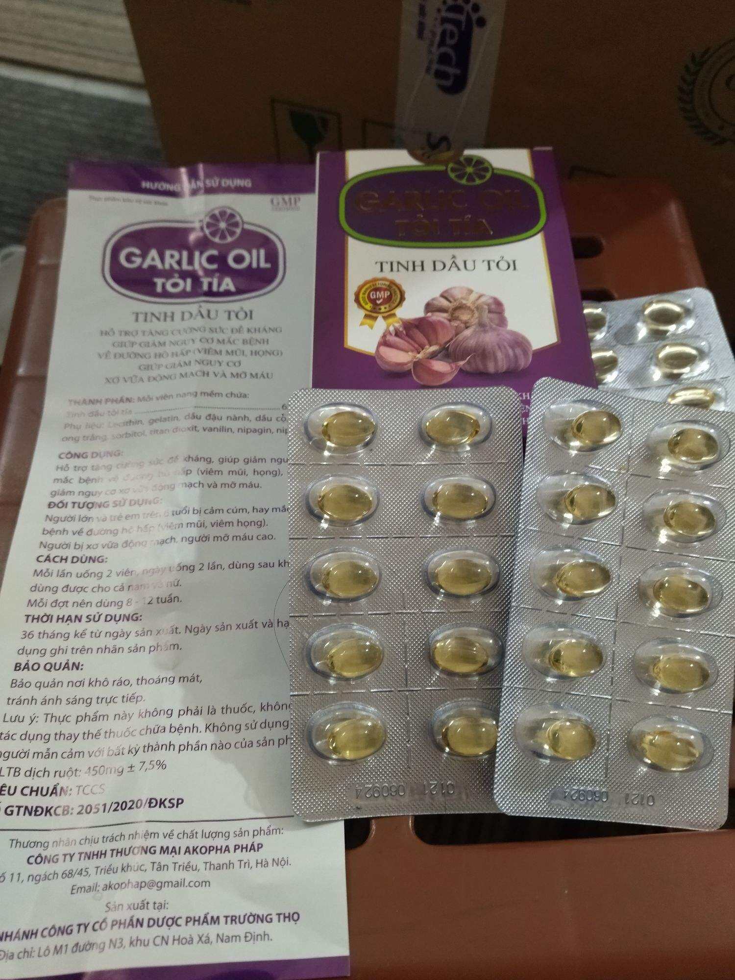 Tinh dầu tỏi tía